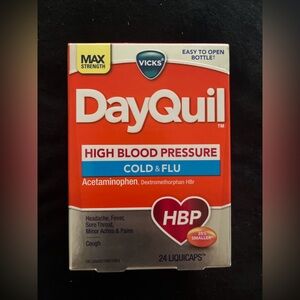 Vicks DayQuil HBP Cold & Flu Liquicaps
